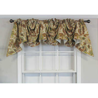 Valdosta Cotton Floral Swag Window Valance