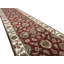 Hand-Knotted High-Quality Red and Ivory Runner