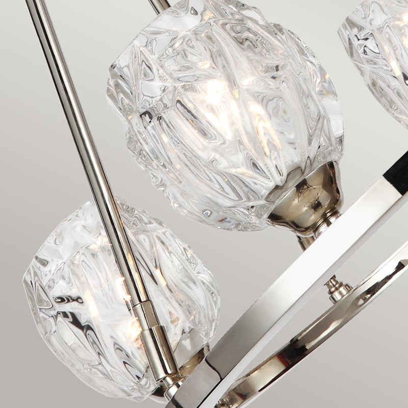 Tyne 4 - Light Waggon Wheel Chandelier