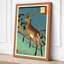 Leaping Deer Japandi - Wrapped Canvas-1822033308-1822033311