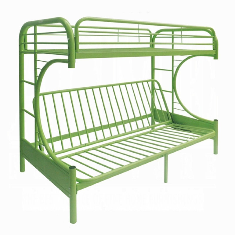 Lit superposé simple Futon Awez, Vert