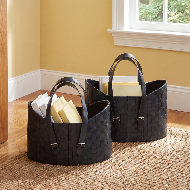 Birch Lane™ Decorative Basket, Dark Blue