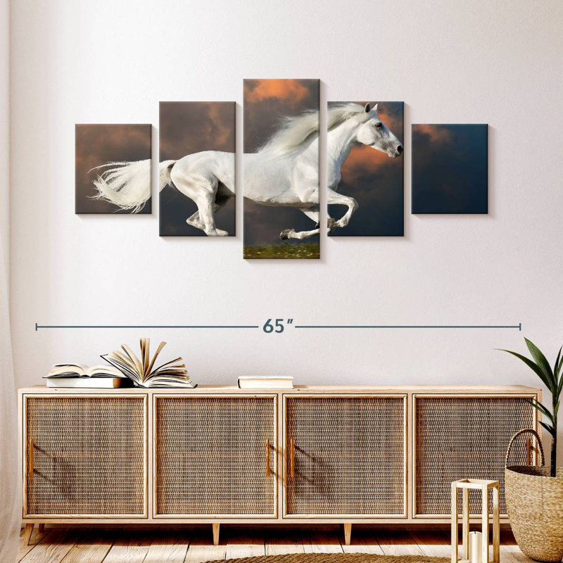 Young Horse, 24" H x 55" W