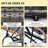 Convertible Patio Furniture Set,Outdoor Furniture Conversation Sets,4 Piece Round Rattan Daybed-1246426905