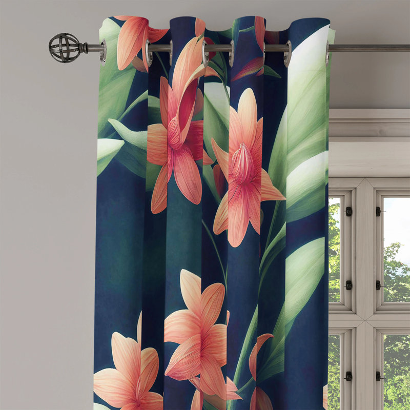 Eskel Semi Sheer Sliding Panel Pair