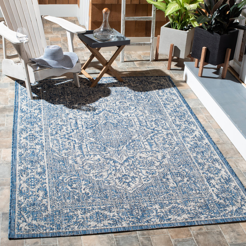 Tapis oriental d'intérieur / extérieur Sidrah Performance, Rectangle