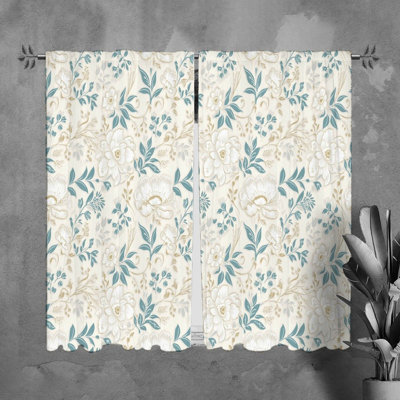 Paire de rideaux obscurcissant en polyester Delsia