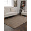 Tapis brun / bleu en jute tissé à la main Beamond-1184995559