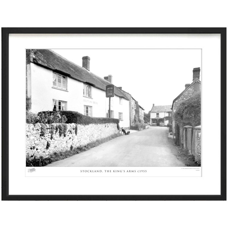 Stockland, The King's Arms C1955 by Francis Frith - Single Picture Frame Print, 40cm H x 50cm W x 2.3cm D
