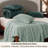 Bedsure King Comforter Set 5 Pieces - Bed in a Bag with Fleece Throw Blanket and Decorative Pillow, Lightweight Bedding Comforter Sets, All Season Bedding, Emerald Green-105526950-105526954