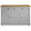 Buffet / Îlot de cuisine facile à assembler - gris Corona | Dash de mobilier