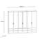 Bearfield 6 Door Wardrobe