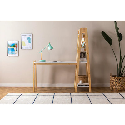 Bureau rectangulaire à échelle inclinée 55 po Lesvia