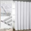 Rideau de douche en tissu 3D gaufré imperméable, doux, en polyester léger et lavable à la machine, taille standard 72 po x 72 po-18407355