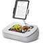 Adjustable Lap Beanbag Tablet  Stand, with Snack Bowl,361° Rotating Cli