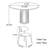 Modern and simple round dining table-580816061-580816062