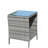 Outdoor patio Furniture 1 Coffee Table with clear tempered glass -1879693448-1890828134