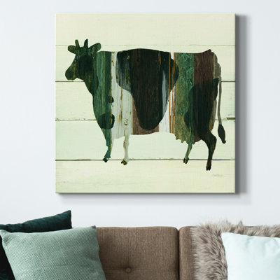 " Woodgrain Cow "