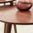 Solid Oak Wood Table, Pebble Shaped Top, Multi-Use Desk & Coffee Table