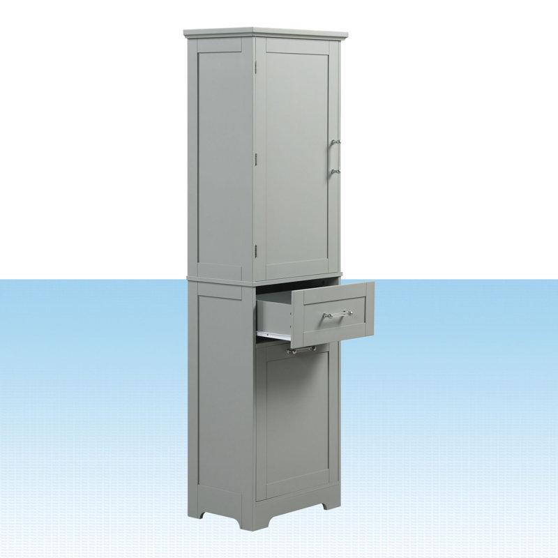 Spriha Linen Cabinet, Gray