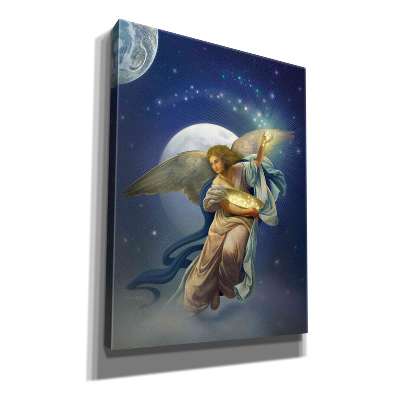 «Angel 2» par Dan Craig, art mural sur toile, H 54 po x l 40 po x P 1,5 po