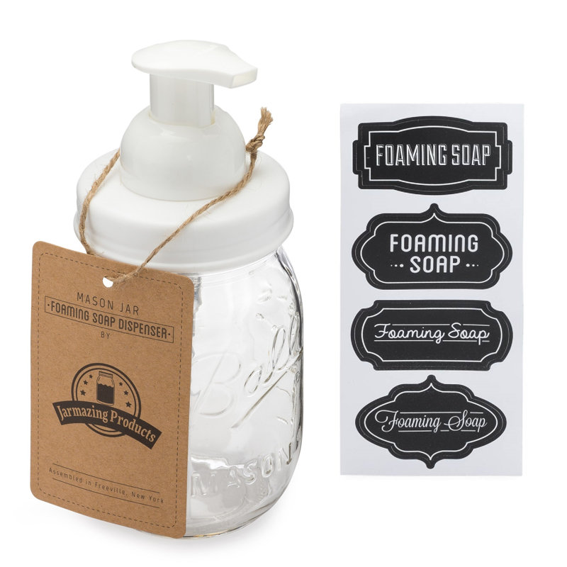 Distributeur de savon Mason, Blanc