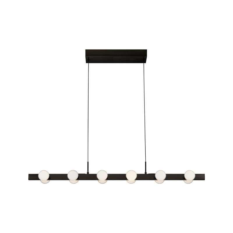 Rezz 6 - Light LED Pendant, Black