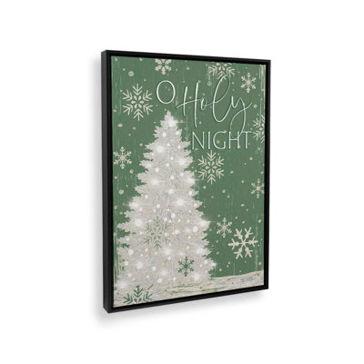 «O Sainte nuit, arbre de Noël» par Annie Lapoint, reproduction d'art