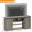 Unfinished Accent Cabinet with Fireplace Included-723942861