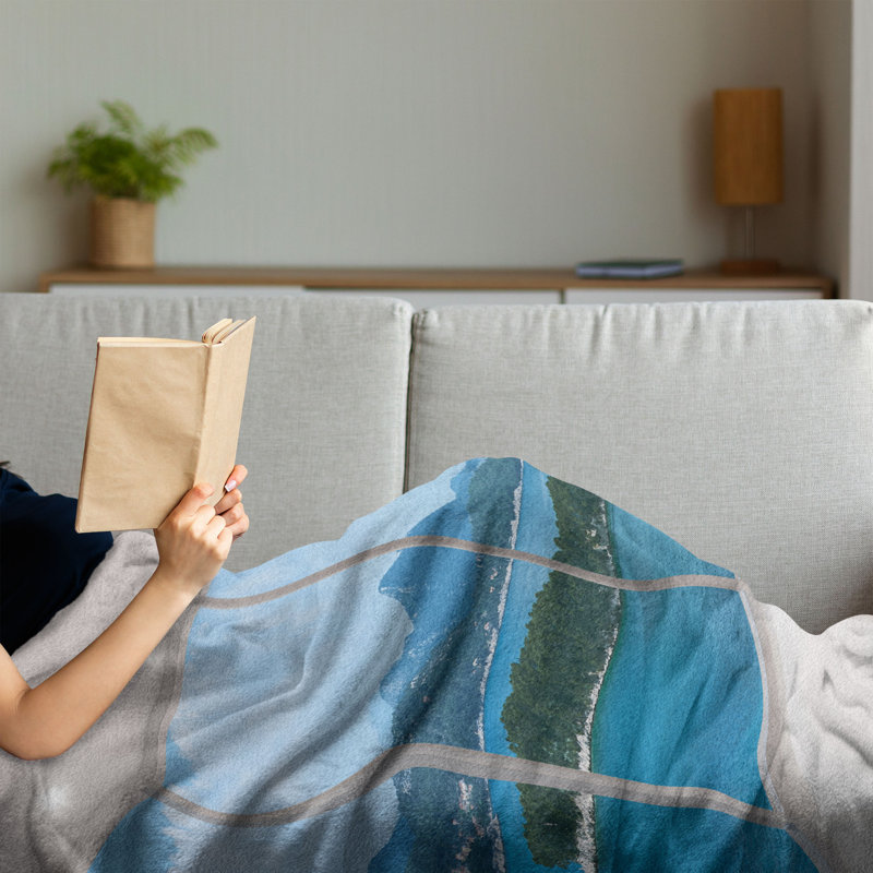 Hand Woven Throw Blanket, 50" x 70"