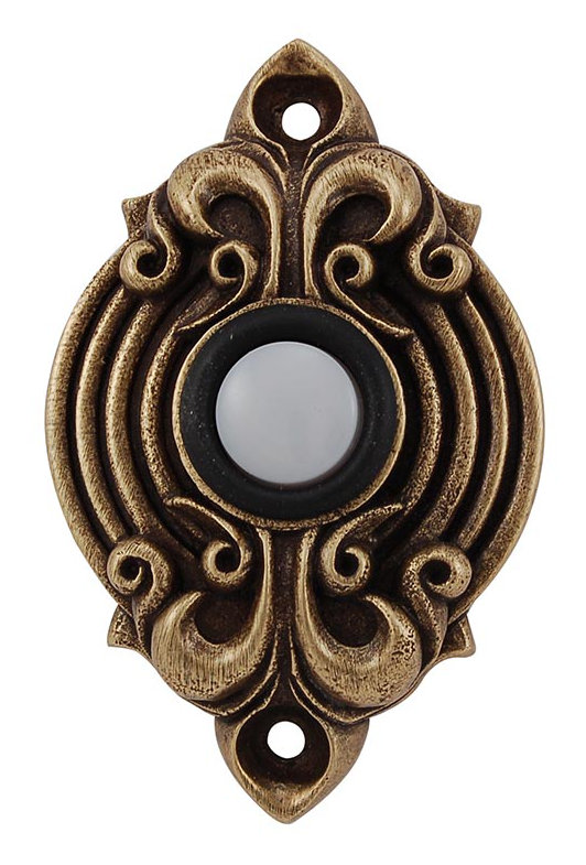 Bouton-poussoir Sforza, Laiton antique