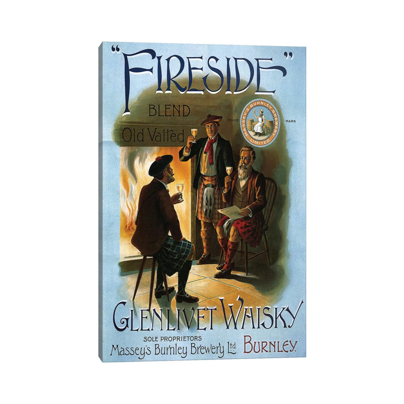 1904 Glenlivet Whisky Poster by The Advertising Archives - Wrapped Canvas Print, 20.32 cm H x 30.48 cm W