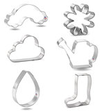 CookieCutter.com 6 -Piece Non-Stick Cookie Cutter