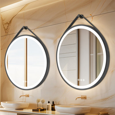 Darita Aluminium Round Mirror