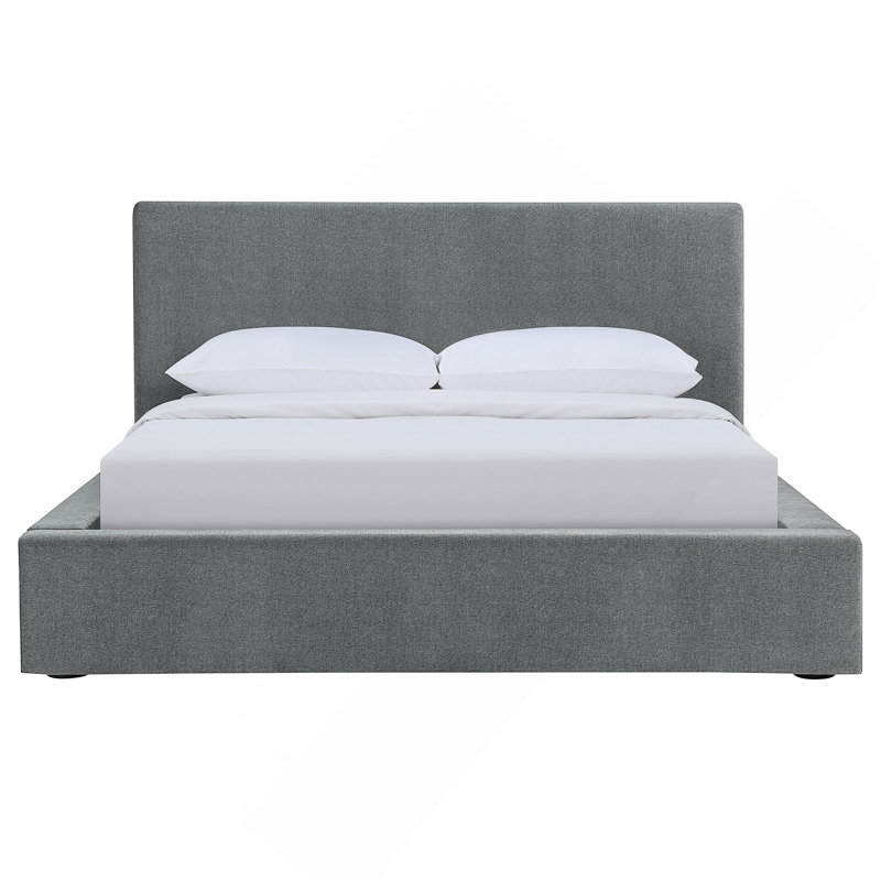 Lit plateforme tapissier Weselyn
