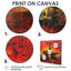 Red Orange Oil Rig Seafloor Rebellion I - salon d'art mural-1833733015-1833733012