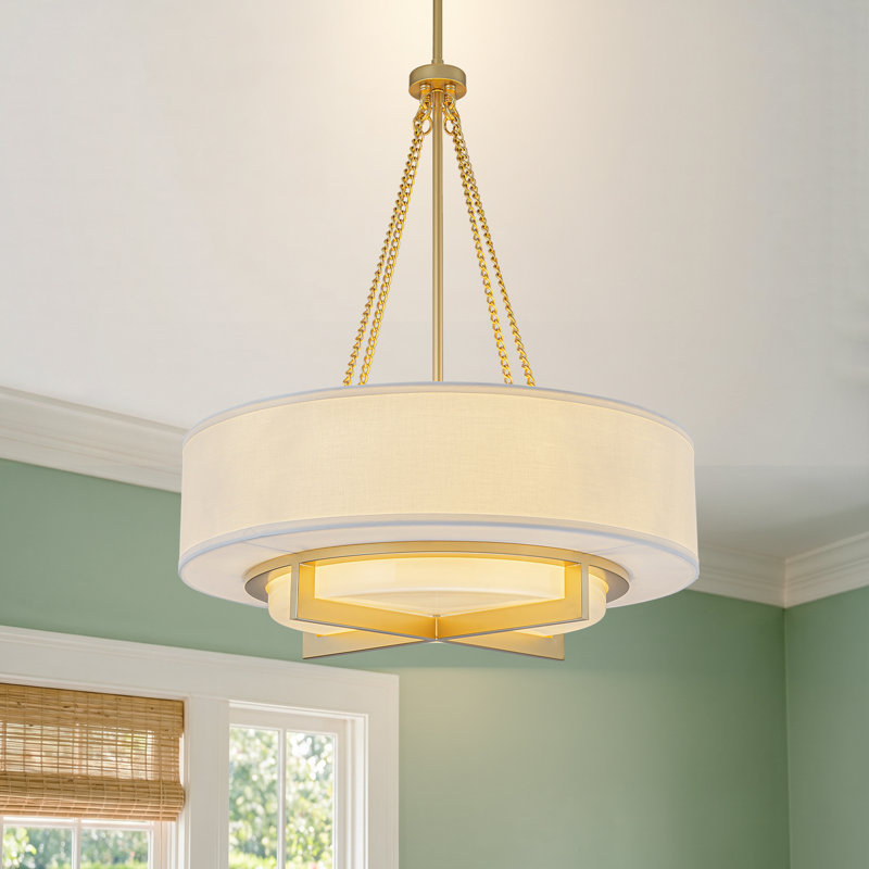 Lustre tambour 4 lumières