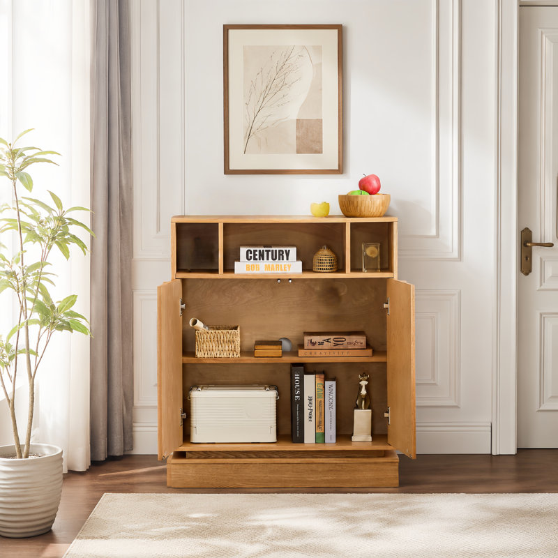 Buffet 32 "Mid Century, Light Wood