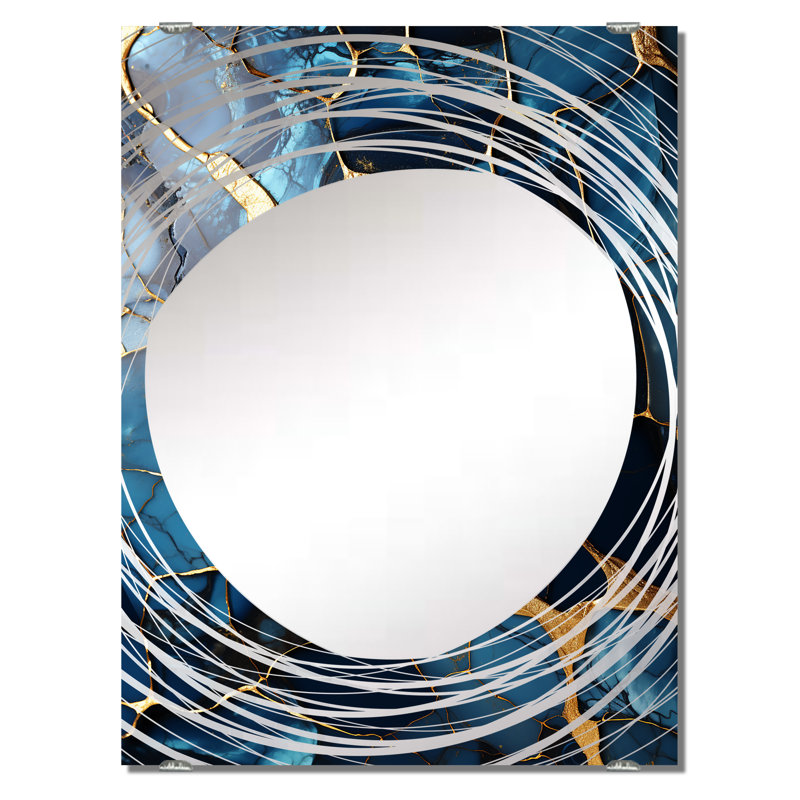 Roise - Miroir mural en marbre MIR137641, 32 po x 24 po