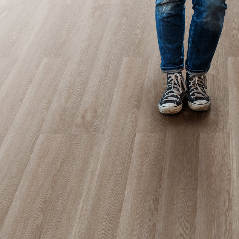 6.2" W x 39.4" L Peel and Stick Wood Look Vinyl Flooring,Self-adhesive Vinyl Flooring, Desert Oak