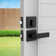 Mega Handles ROBELL Reversible Entry Door Lever and Single Cylinder Deadbolt Lock Combo Pack | Modern Keyed Lever | Keyed Alike Pack of 3