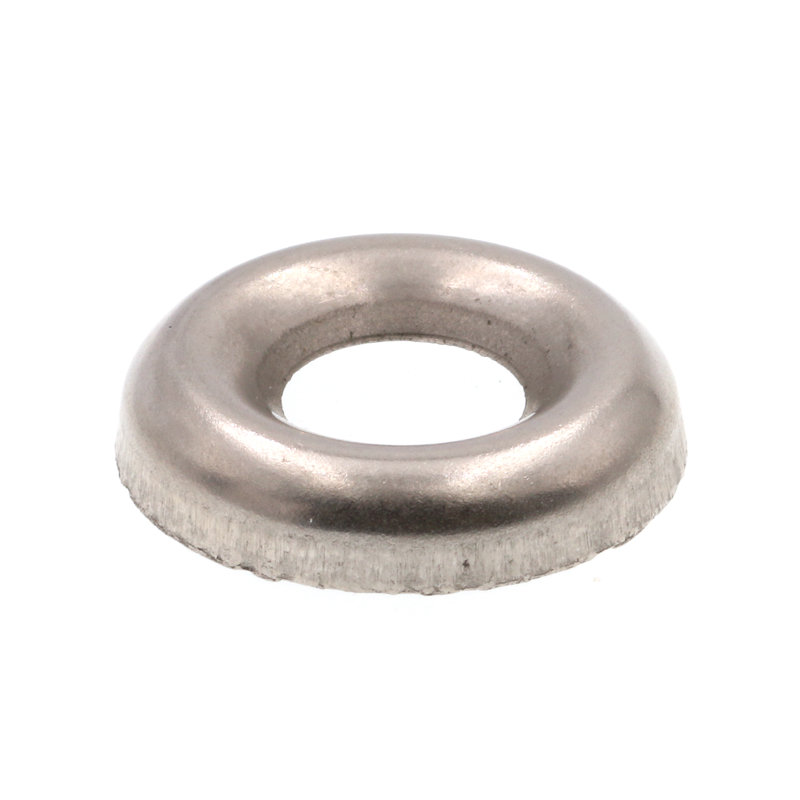 Finishing Washers, Countersunk, #12, Grade 18-8 Stainless Steel (100 Pack), 4.1" H x 3.6" W x 0.65" D