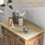 Buffet rustique brun avec tablette réglable-361873927