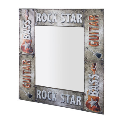 Farryn Metal Flat Wall Mirror