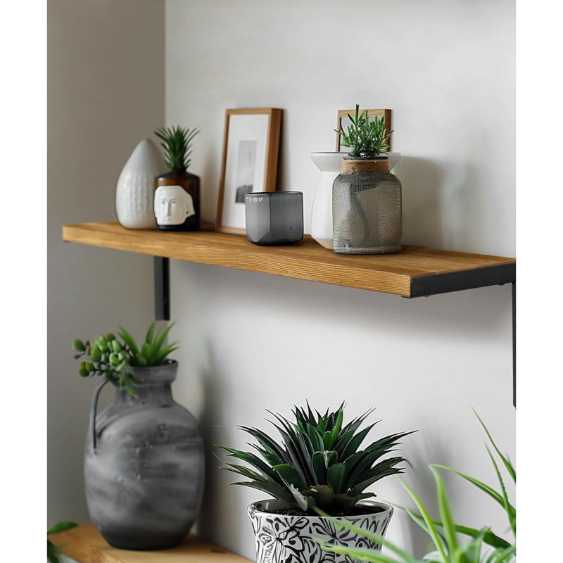 Aidaliz 2 Piece Bracket Shelf