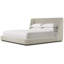 Lisbon Upholstered Wingback Bed