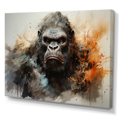 «Black Gorilla Goliath», reproduction d'art sur toile