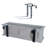 Cheridy Adjustable Deck Rail Bracket 2-pack