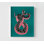 Reproduction d'art serpent, art mural encadré vipère, décoration murale animaux, impression d'affiche de serpent, art de serpent coloré, impression de serpent noir et rouge, art mural encadré