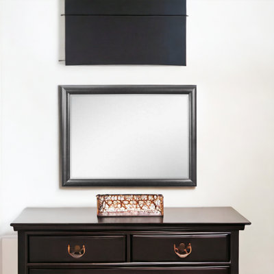 Wood Flat Wall Mirror